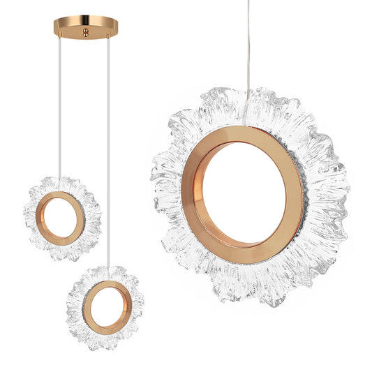 Lampa Led Lhj103-2cp Gold  1