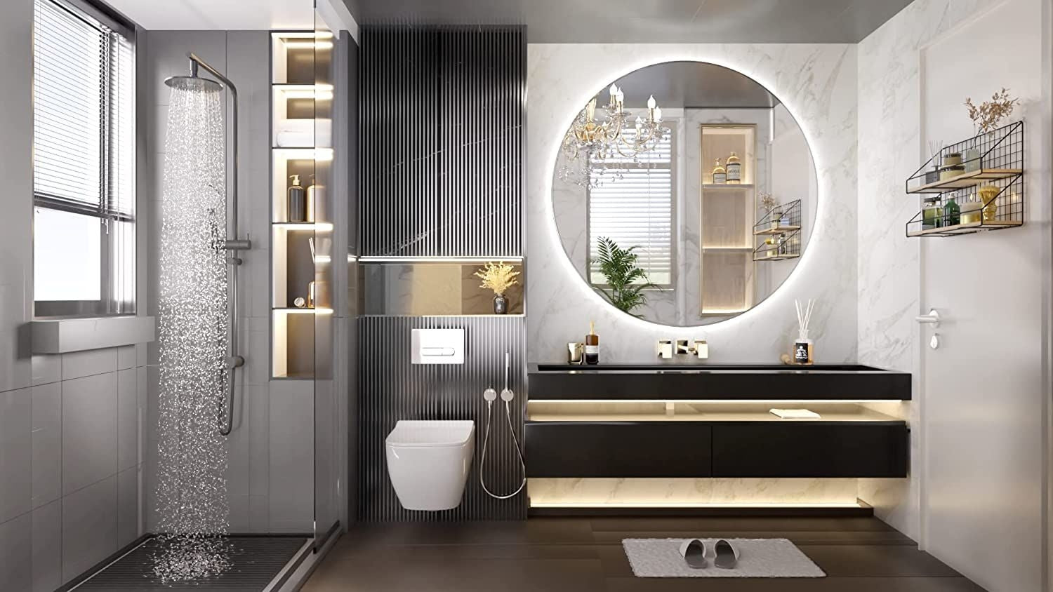 Oglindă Led 60cm Hzj060  8