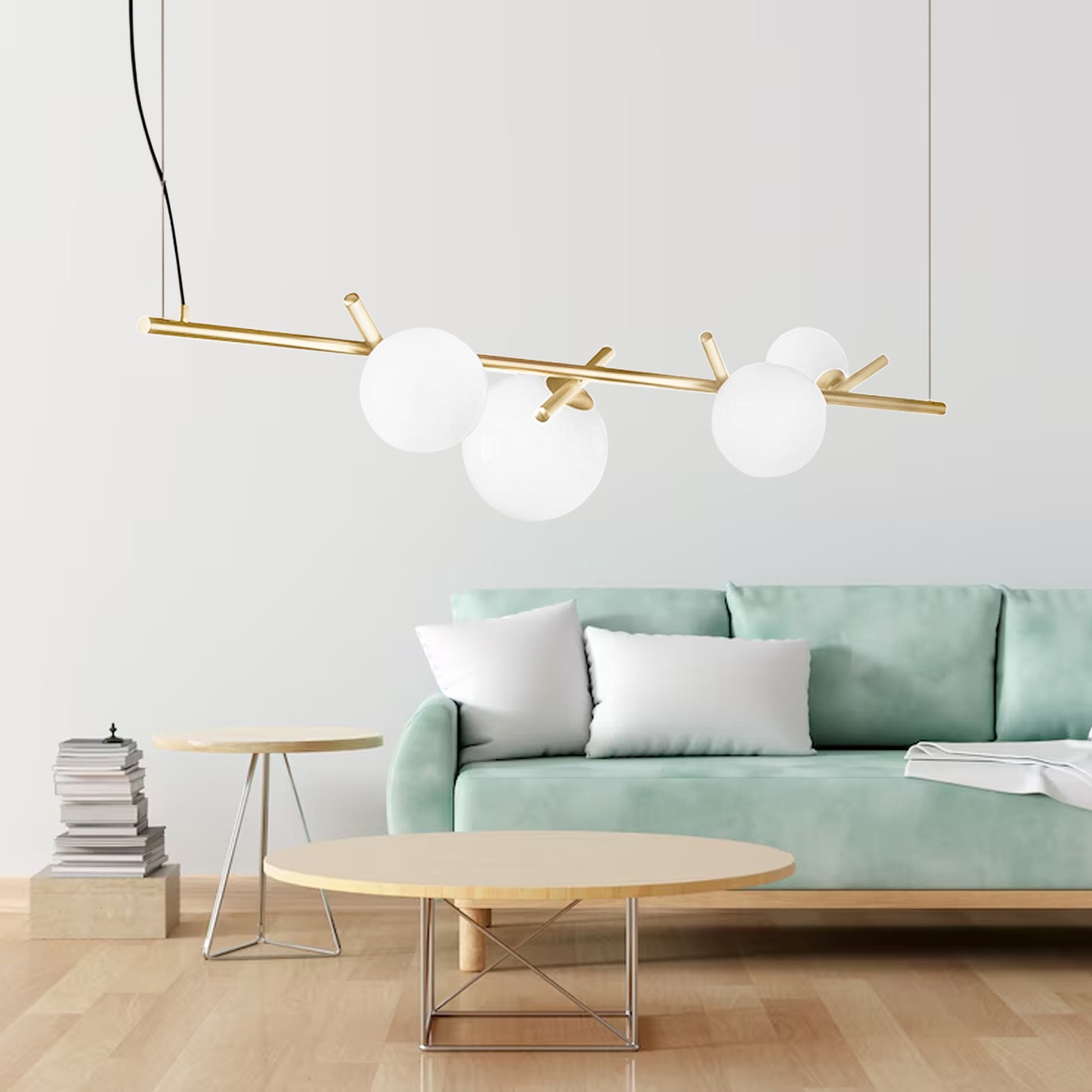 Lampă Suspendată APP1665-4CP Gold  3