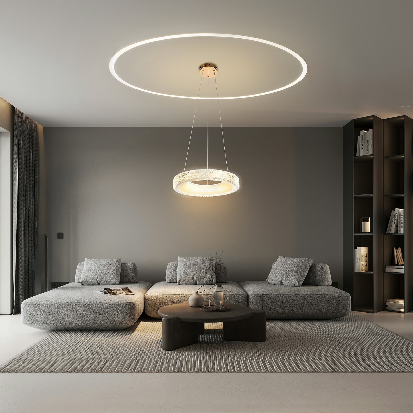 Lampa Led Ms001-cp Rose Gold 40cm  2