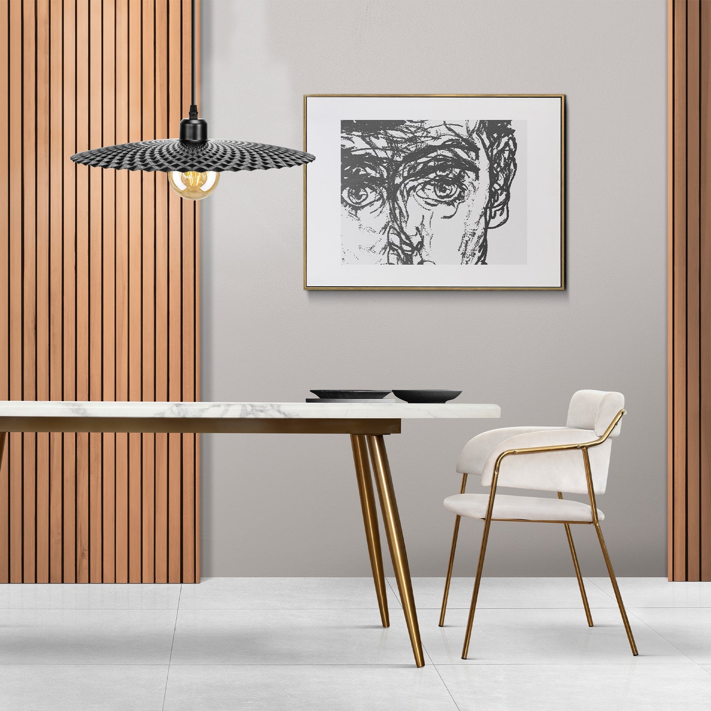 Lampă De Tavan APP1289-1CP Black  7