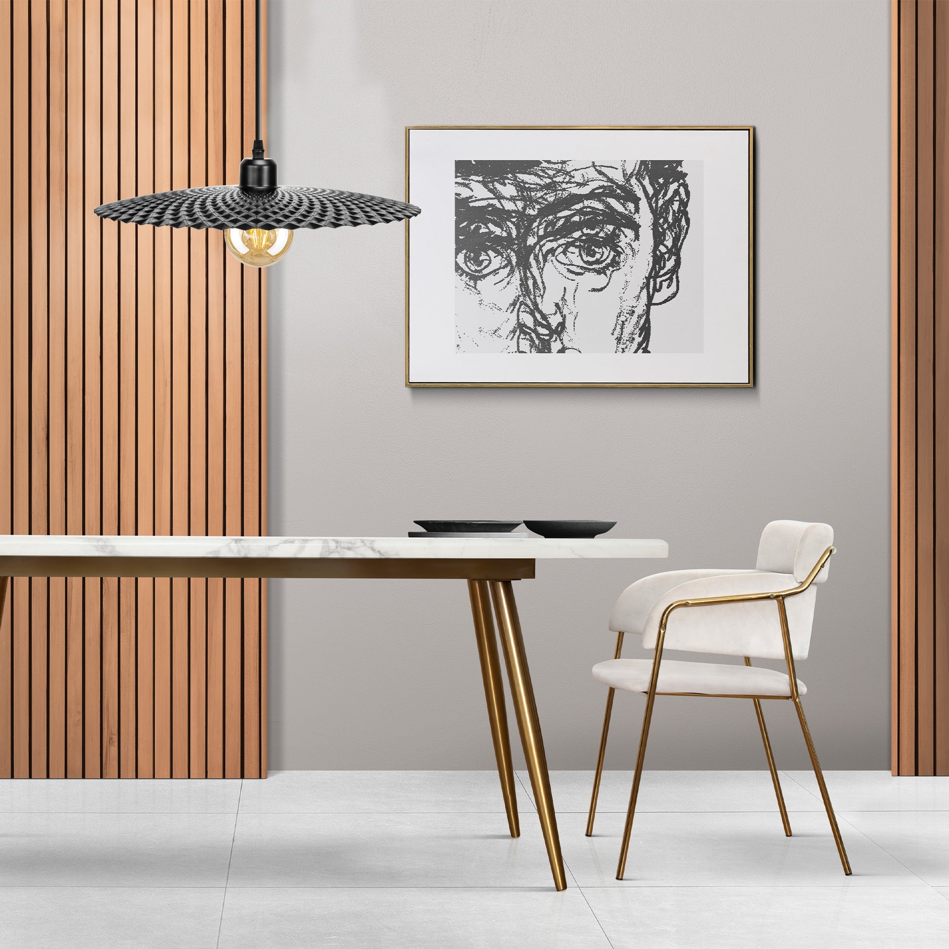 Lampă De Tavan APP1289-1CP Black  7