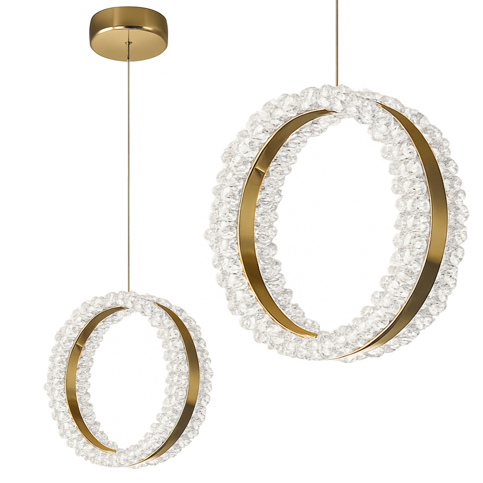 Lampa Led Lhj098-cp Gold  1