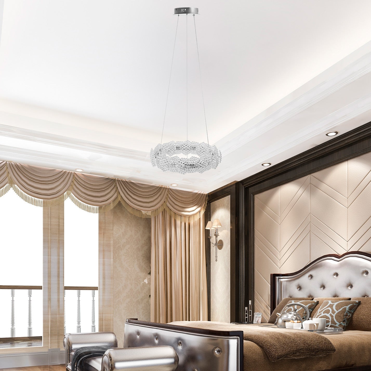 Lampa Led Ms016-cp Chrome 47cm  4