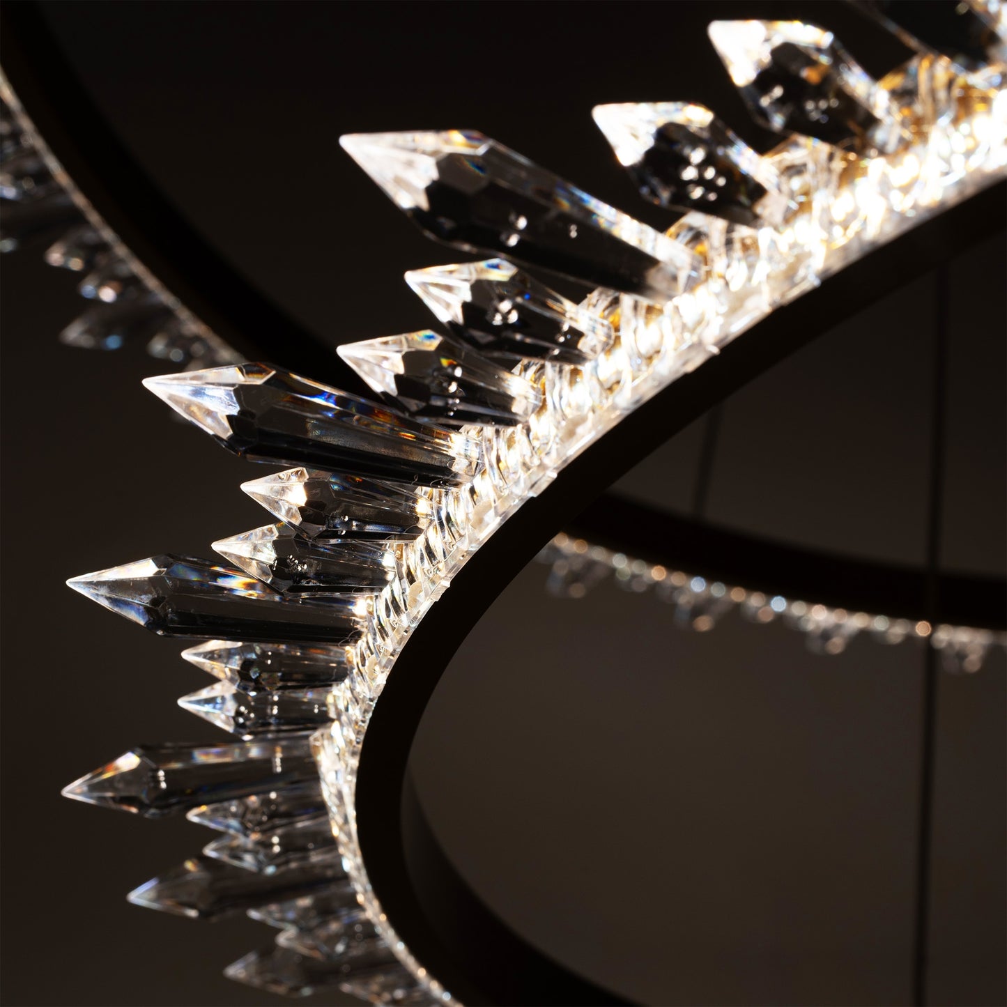 Lustra Tavan Led Cristal APP1609-3C Gold  2