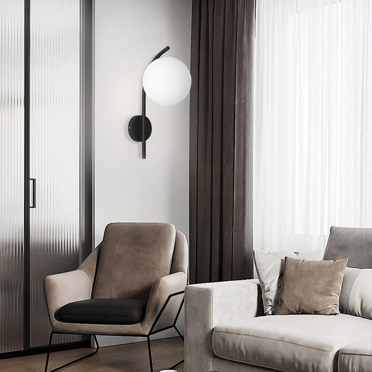 Lampa De Perete G103-1w Black  4