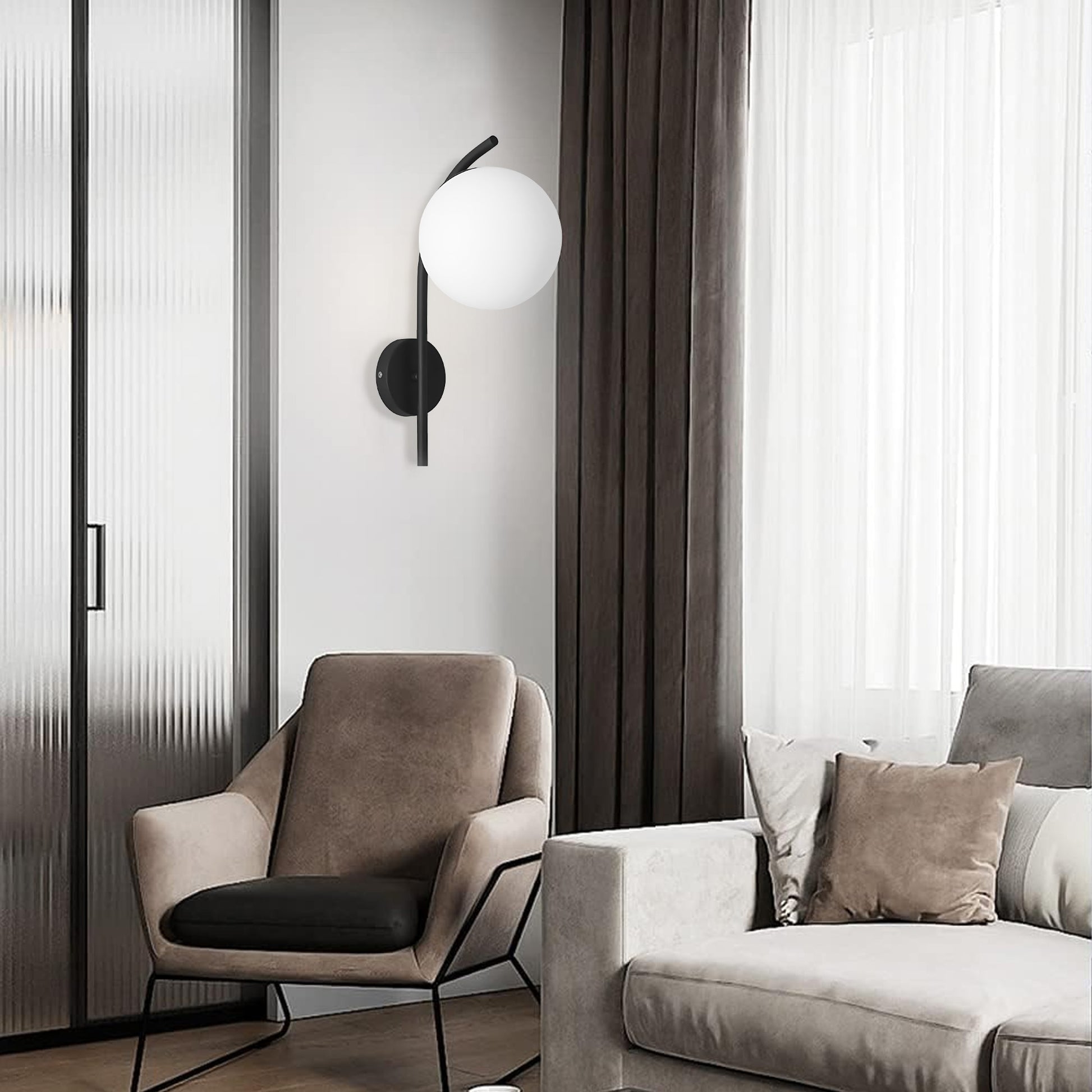 Lampa De Perete G103-1w Black  4