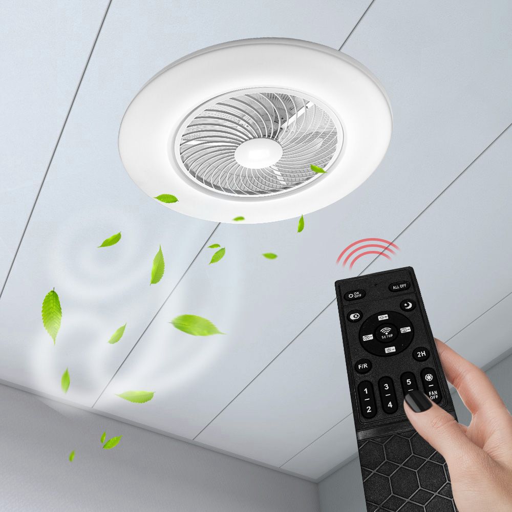 Lustra cu ventilator APP1551-C WHITE  2