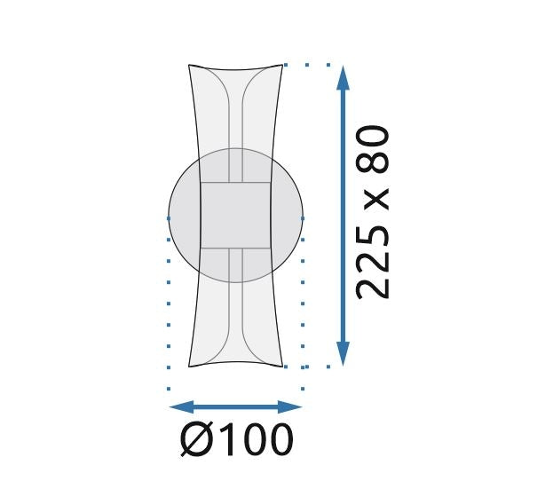 Lampa De Perete Led G029-w Black  6