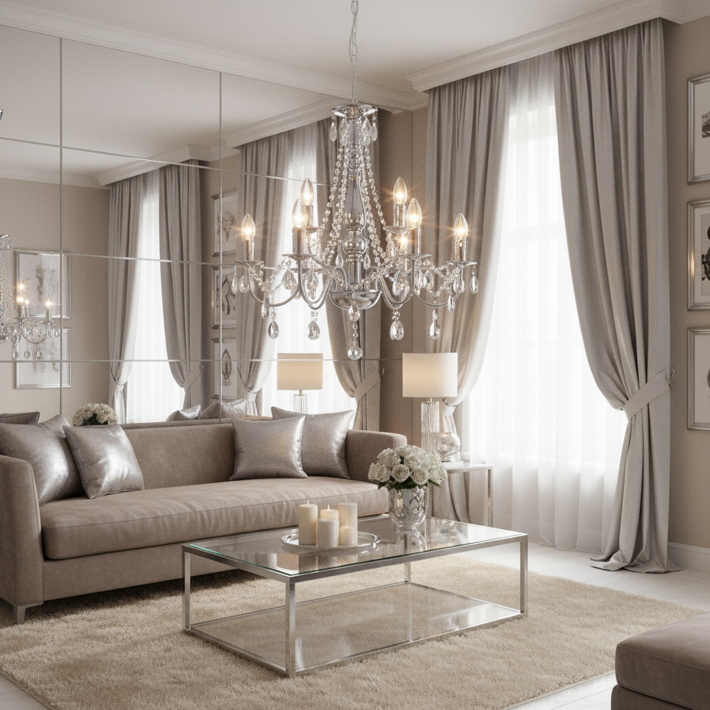 Lampă Suspendată Ebt016-9cp Chrome  4