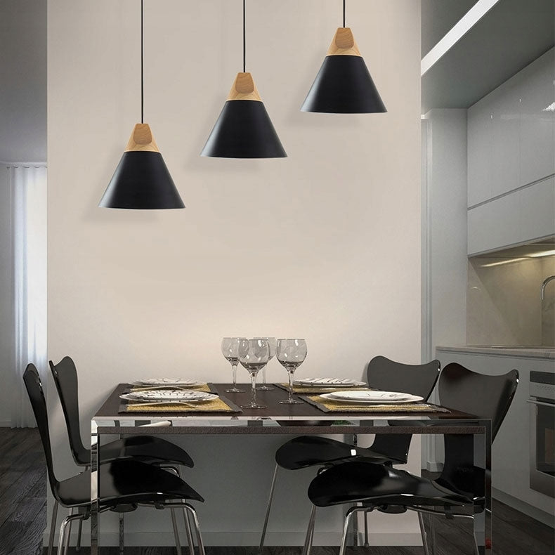 Lampa De Tavan Suspendabila Scandi A Negru  3