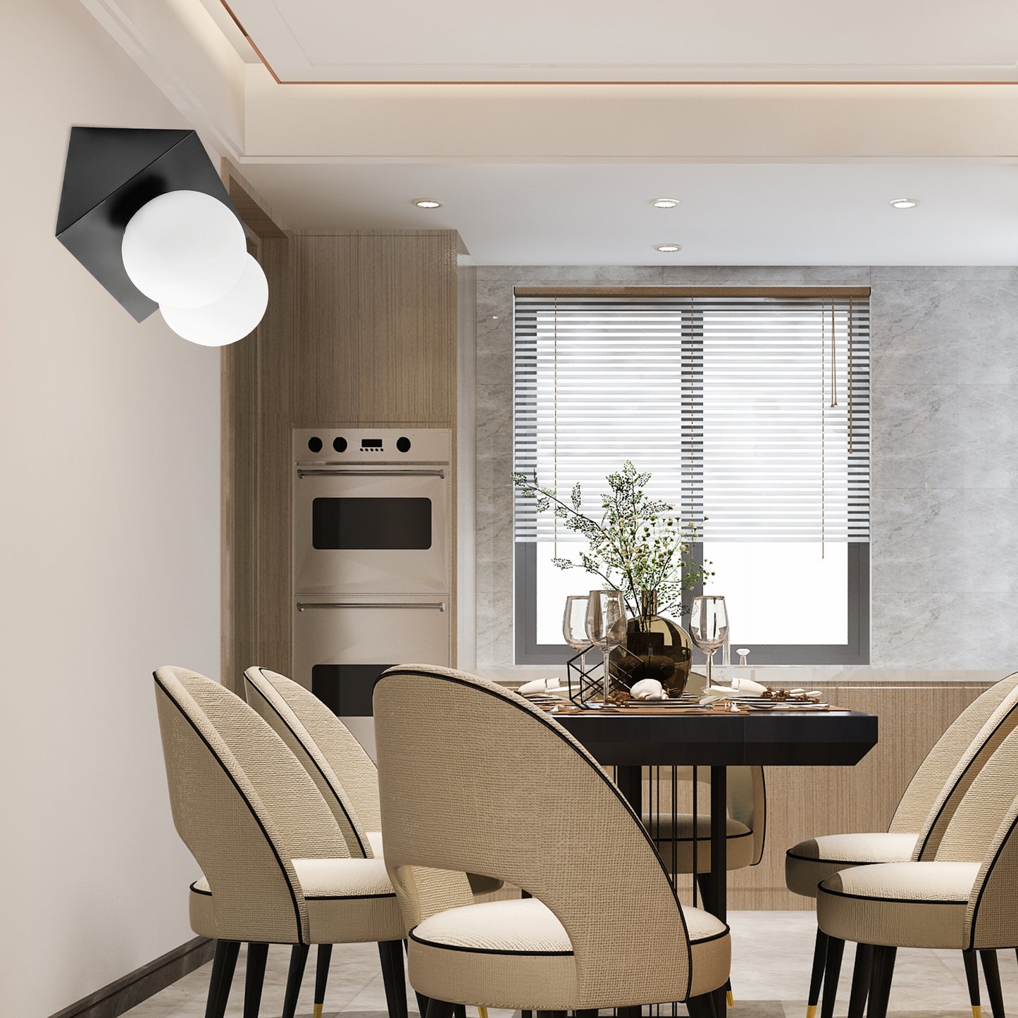 Lampa De Perete APP1230-2W Black  6