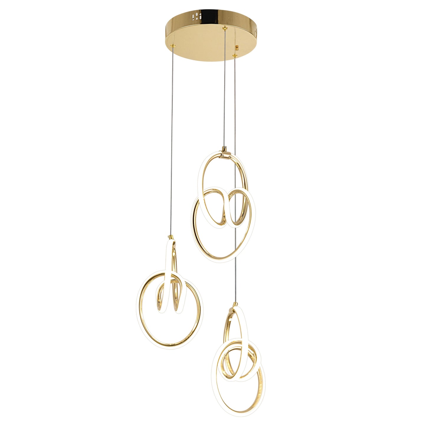 Lampă Suspendată Led G082-3cpr Gold  8