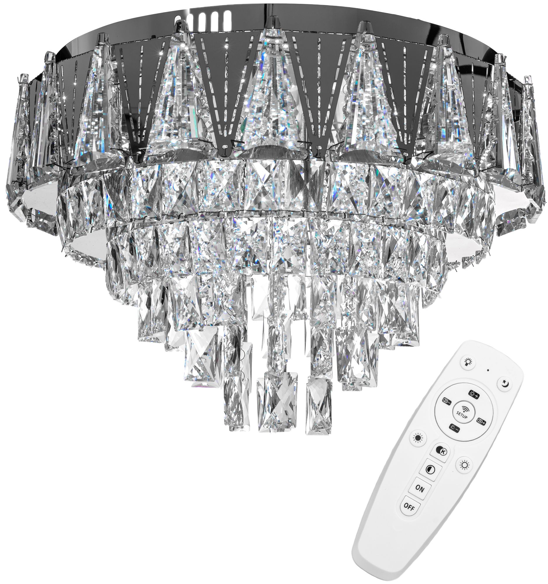 Lampă de tavan din cristal Plafond LED APP776-1C  1