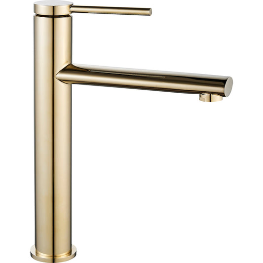 Baterie pentru lavoar REA OVAL GOLD high  1