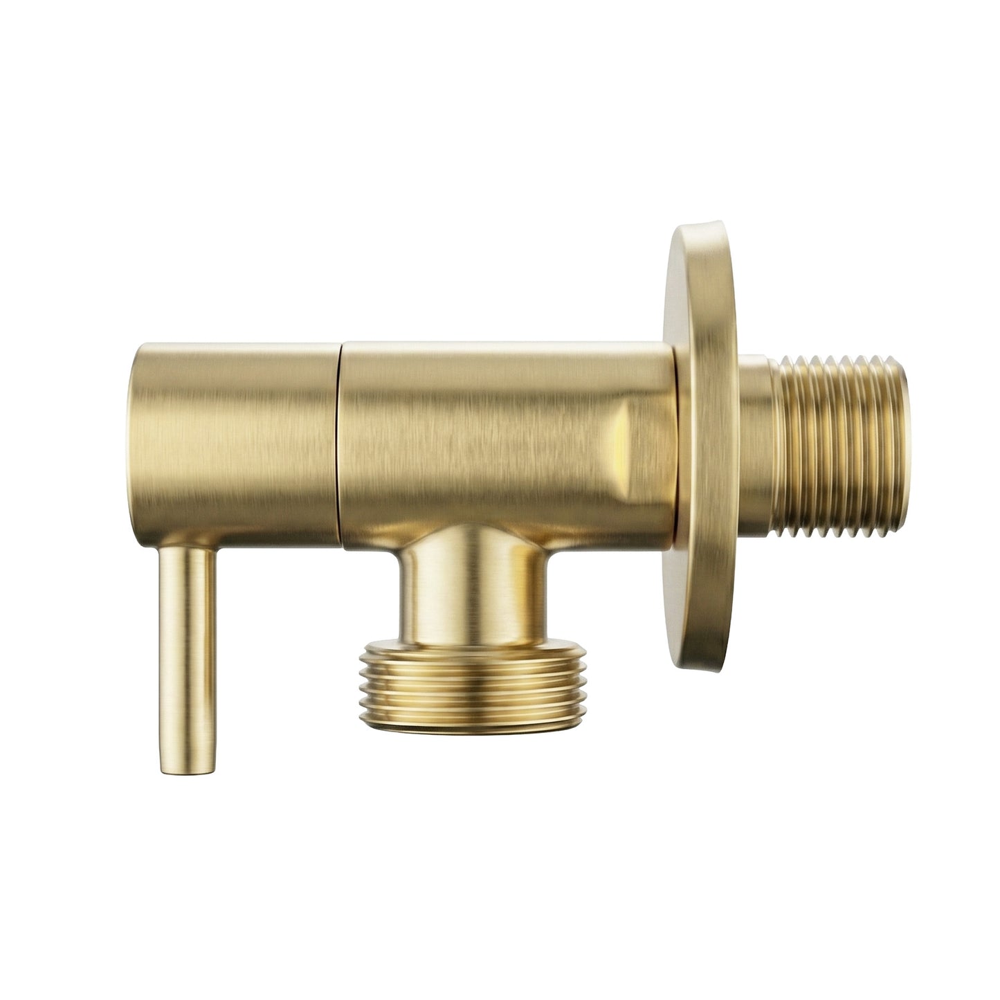 Robinet colțar 1/2" x 3/4" Brush Gold  4