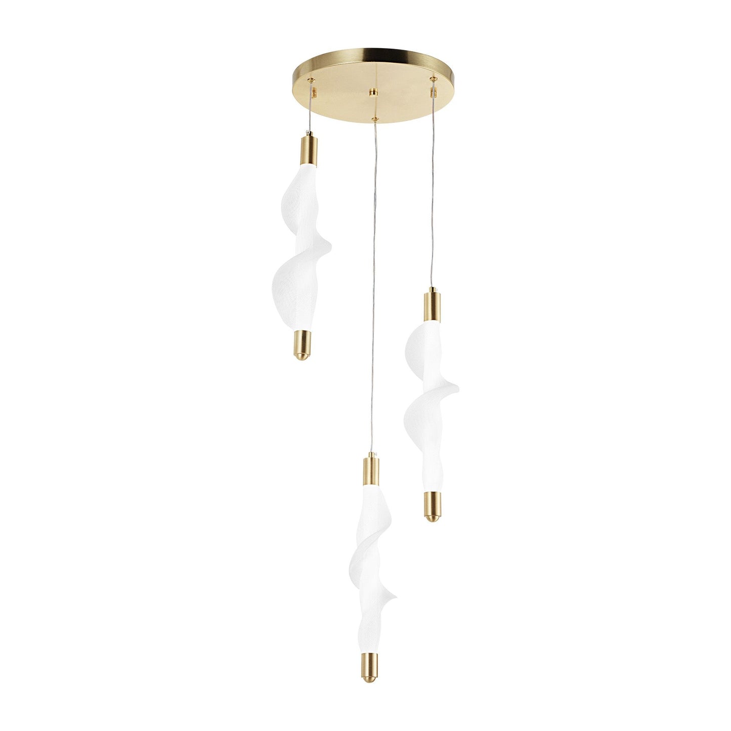Lampa Led G009-3cpr White/gold  8
