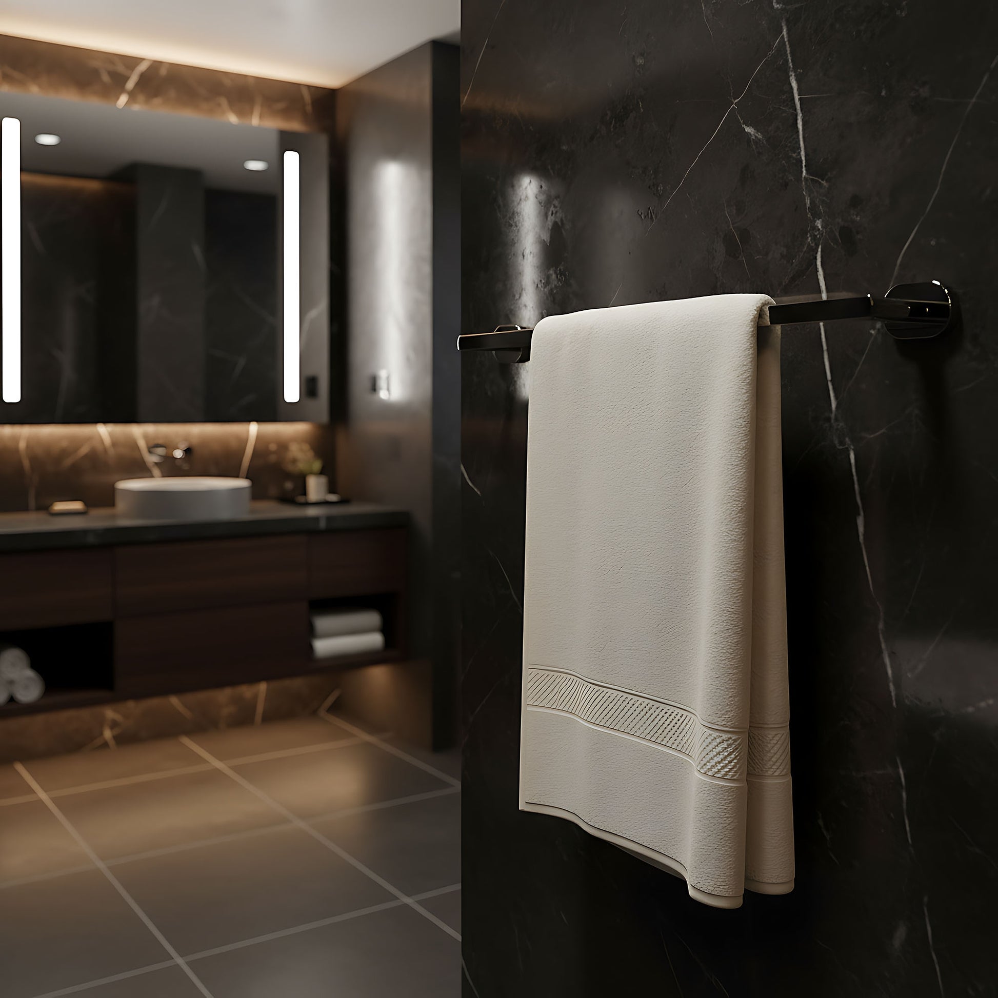 Cuier De Baie Til 101 Chrome  4