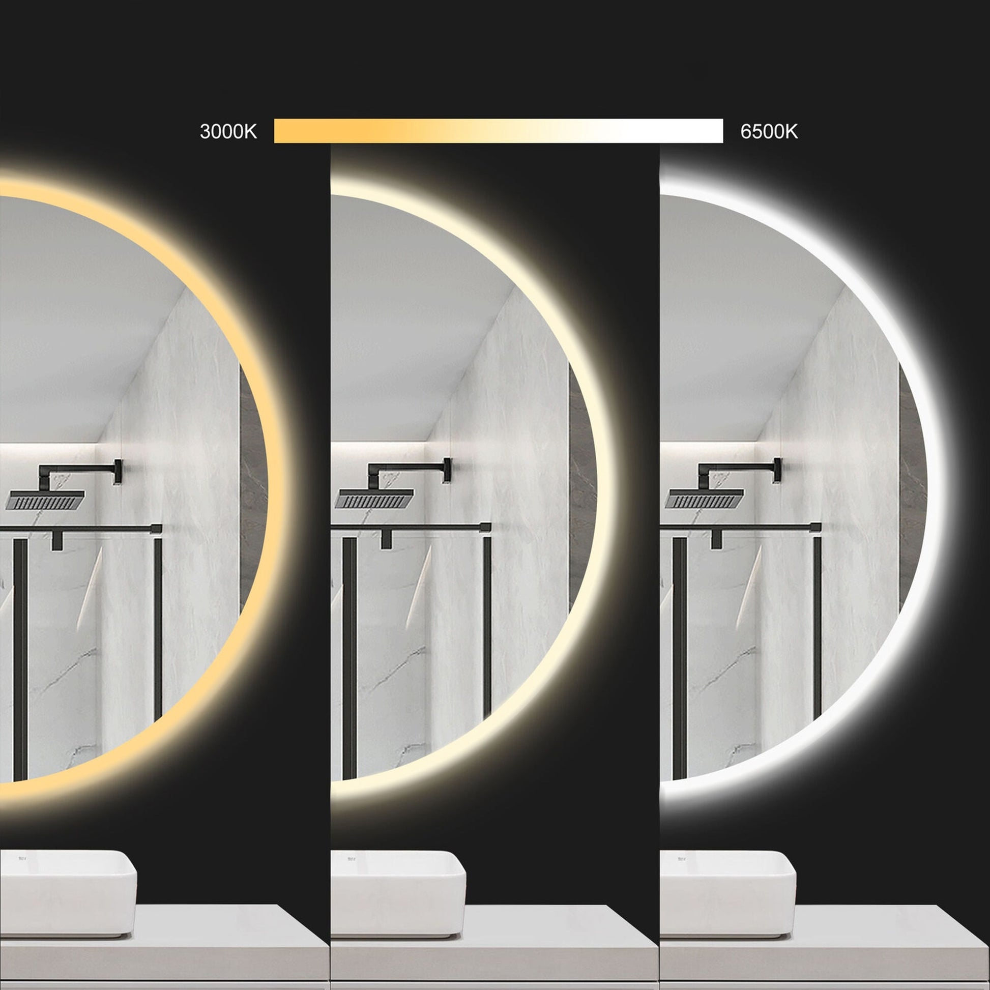 Oglindă LED 90cm HZJ090  6