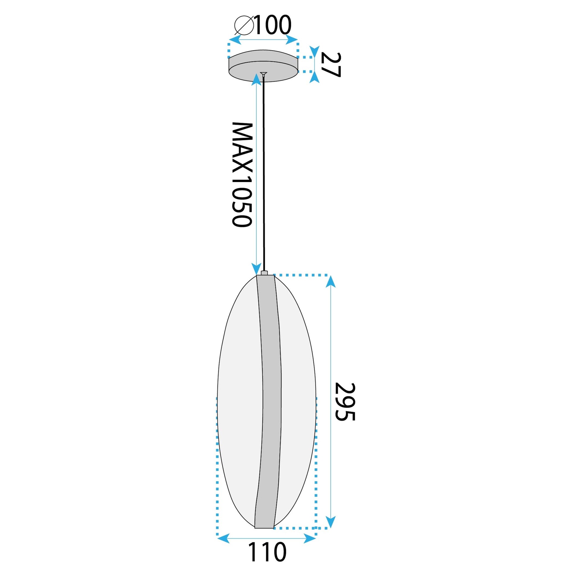 Lampă Suspendată Led G131-cp Gold  5