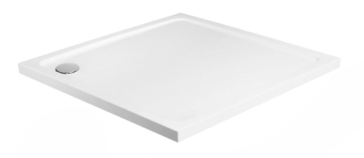 Cada pentru dus din acril Rea Savoy alb  90x90  4