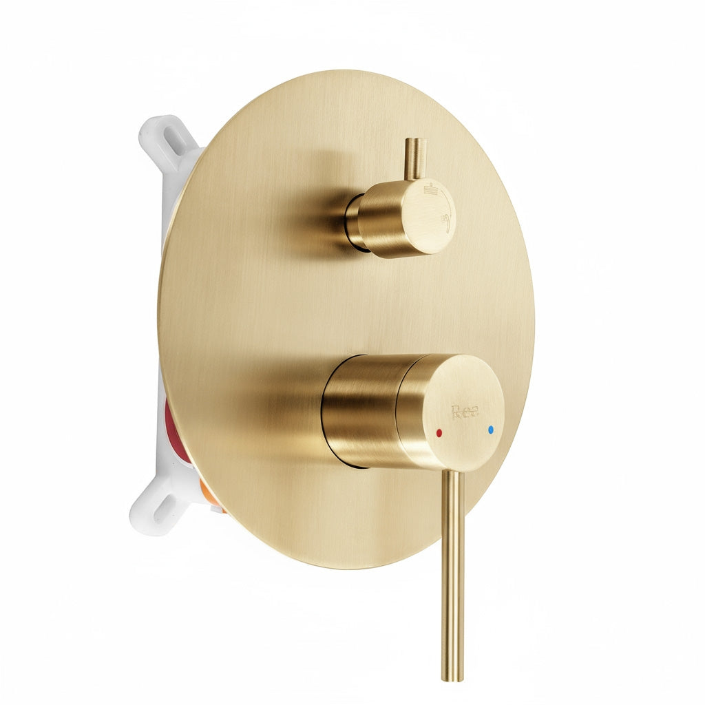 Set De Dus Incastrat Rea Foss Clif Brush Gold + Box  5