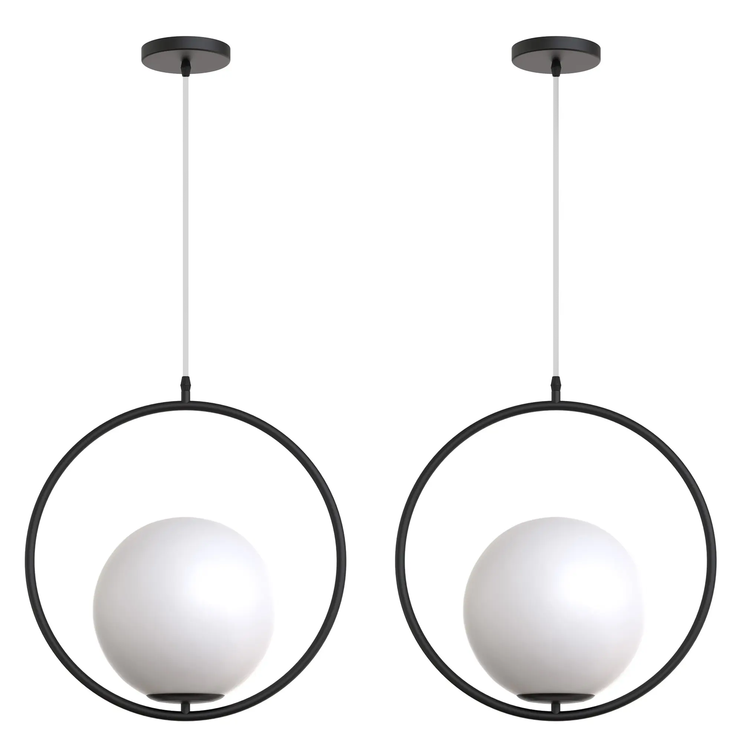 Lampă De Tavan Suspendata Din Sticlă Aurie Alba G110-1w Black White  3