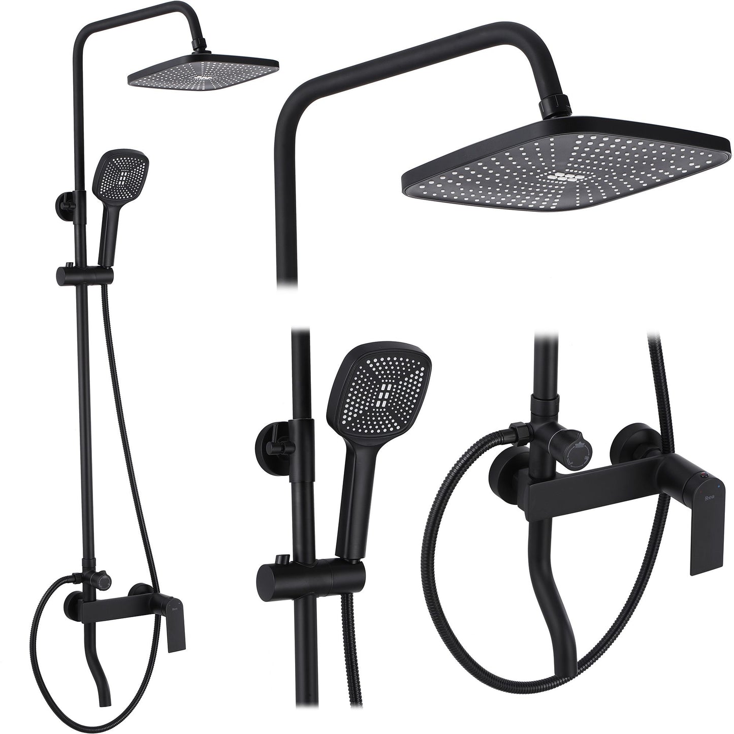 Set Dus Rea Storm Black Matt  1