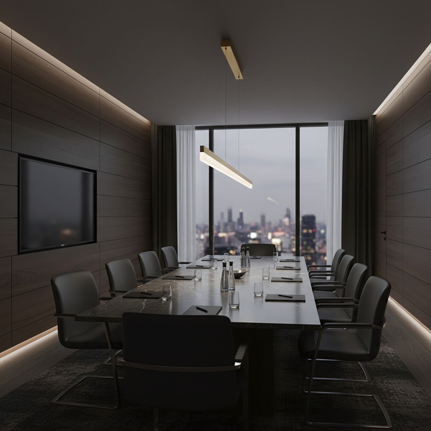 Lampă Suspendată Led App1697-cp 200 Cm Brush Gold  6