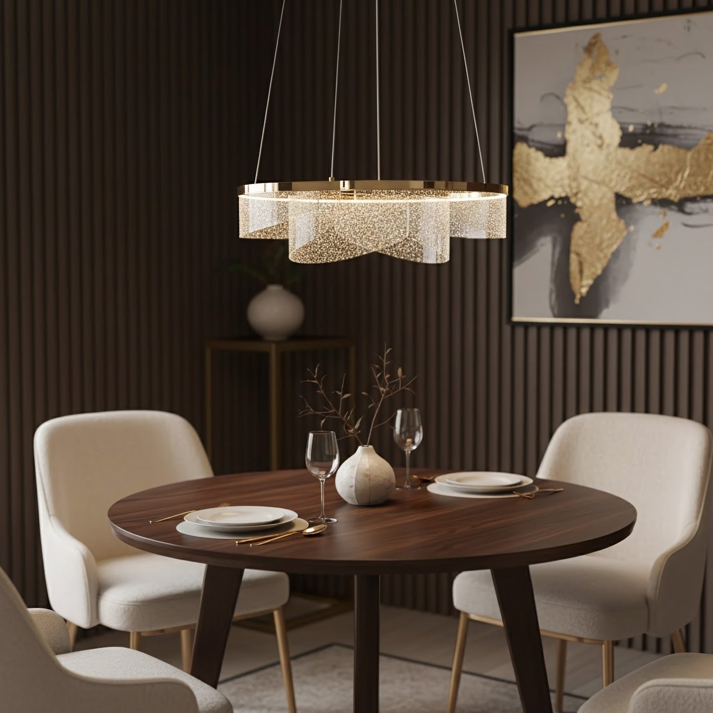 Lampă Suspendată Led G138-cp 50cm Gold  5