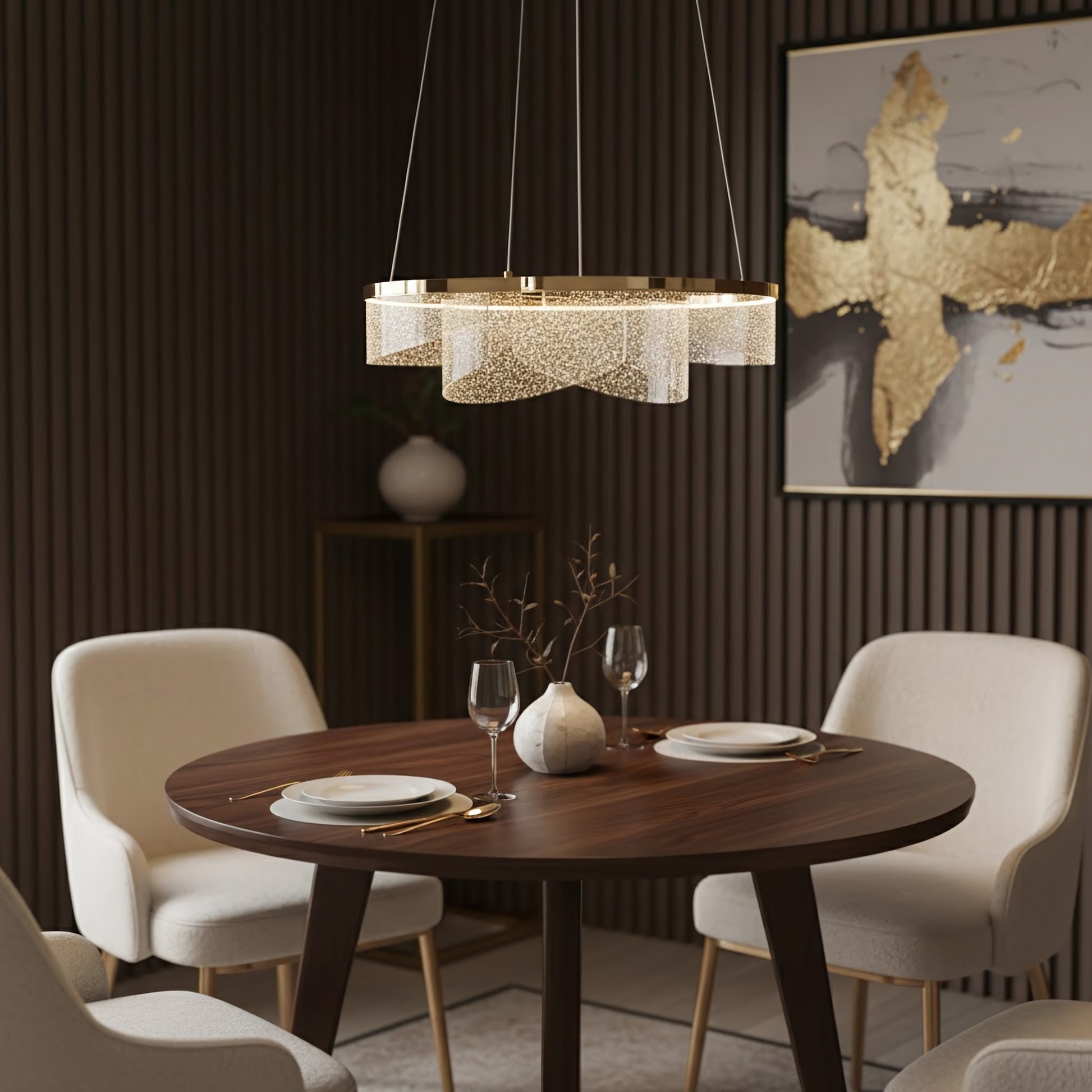 Lampă Suspendată Led G138-cp 50cm Gold  5