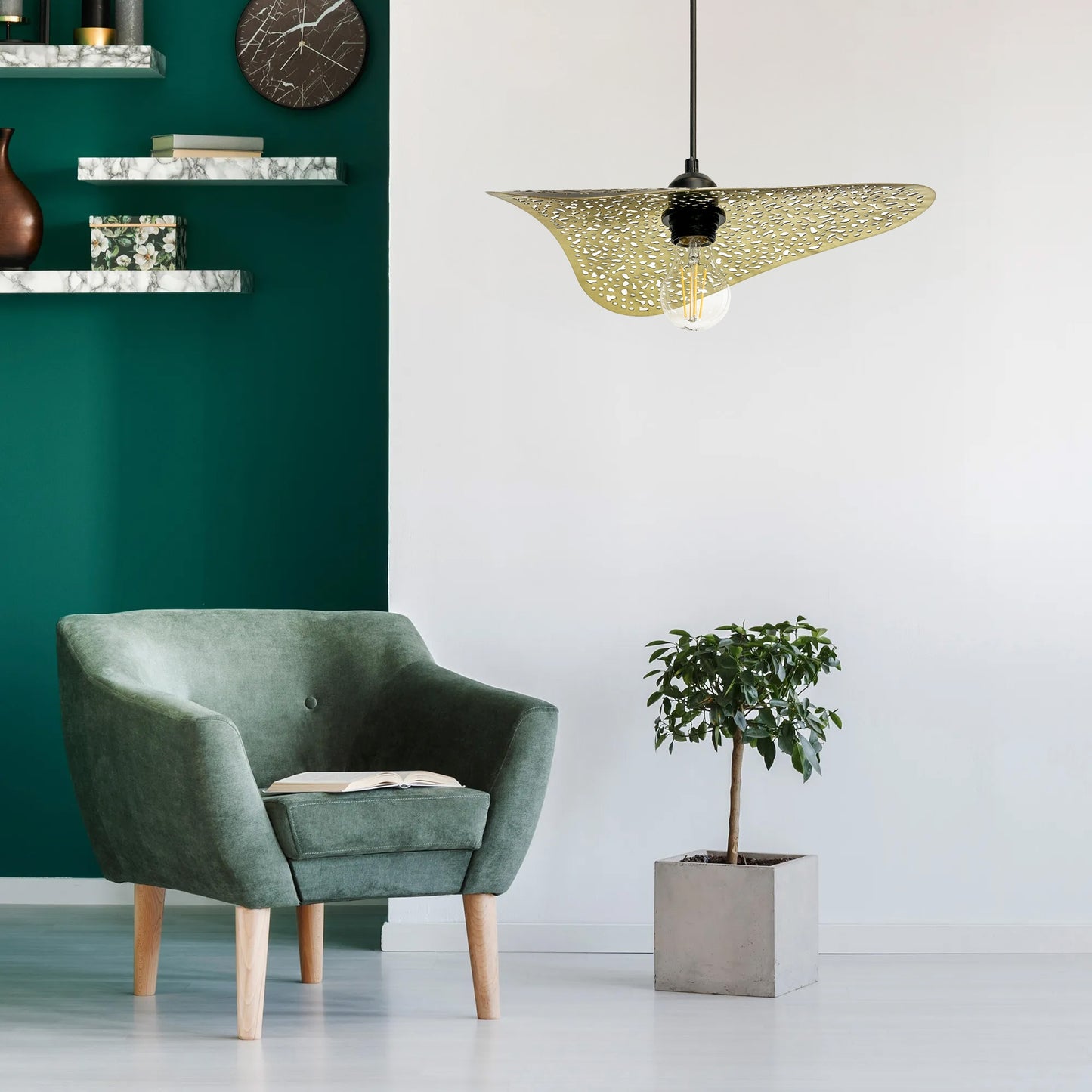 Lampă De Tavan APP1467-1CP Black/gold  6