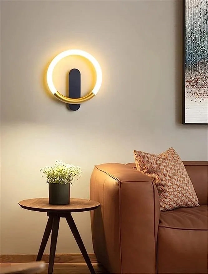 Aplică De Perete Led Lhj068-w C Brush Gold/black  5