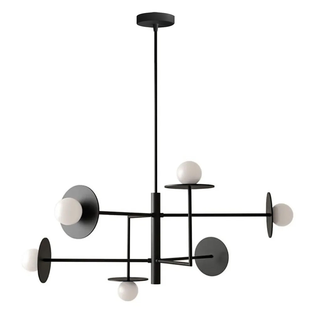 Lampa APP1668-6CP Black  1