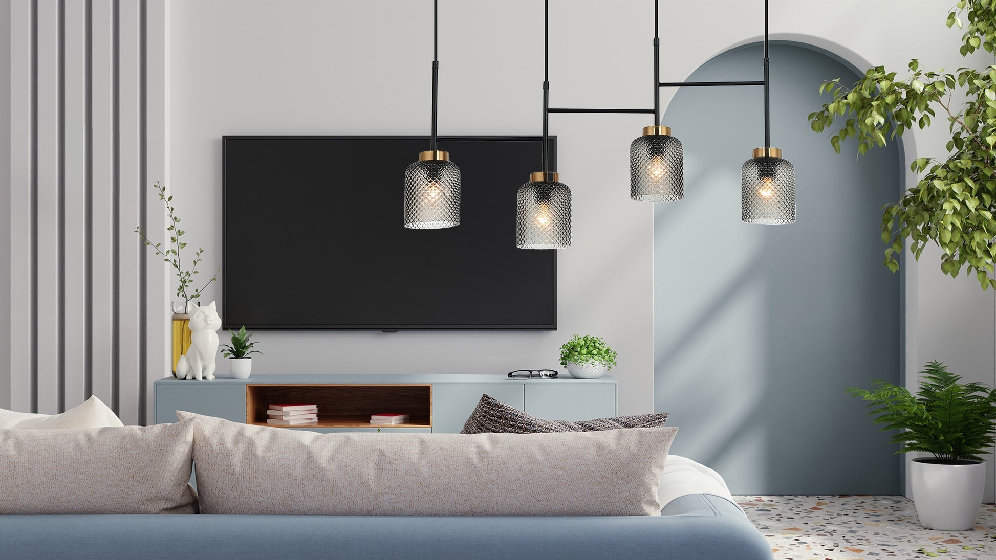 Lampă De Tavan APP1266-4CP  5