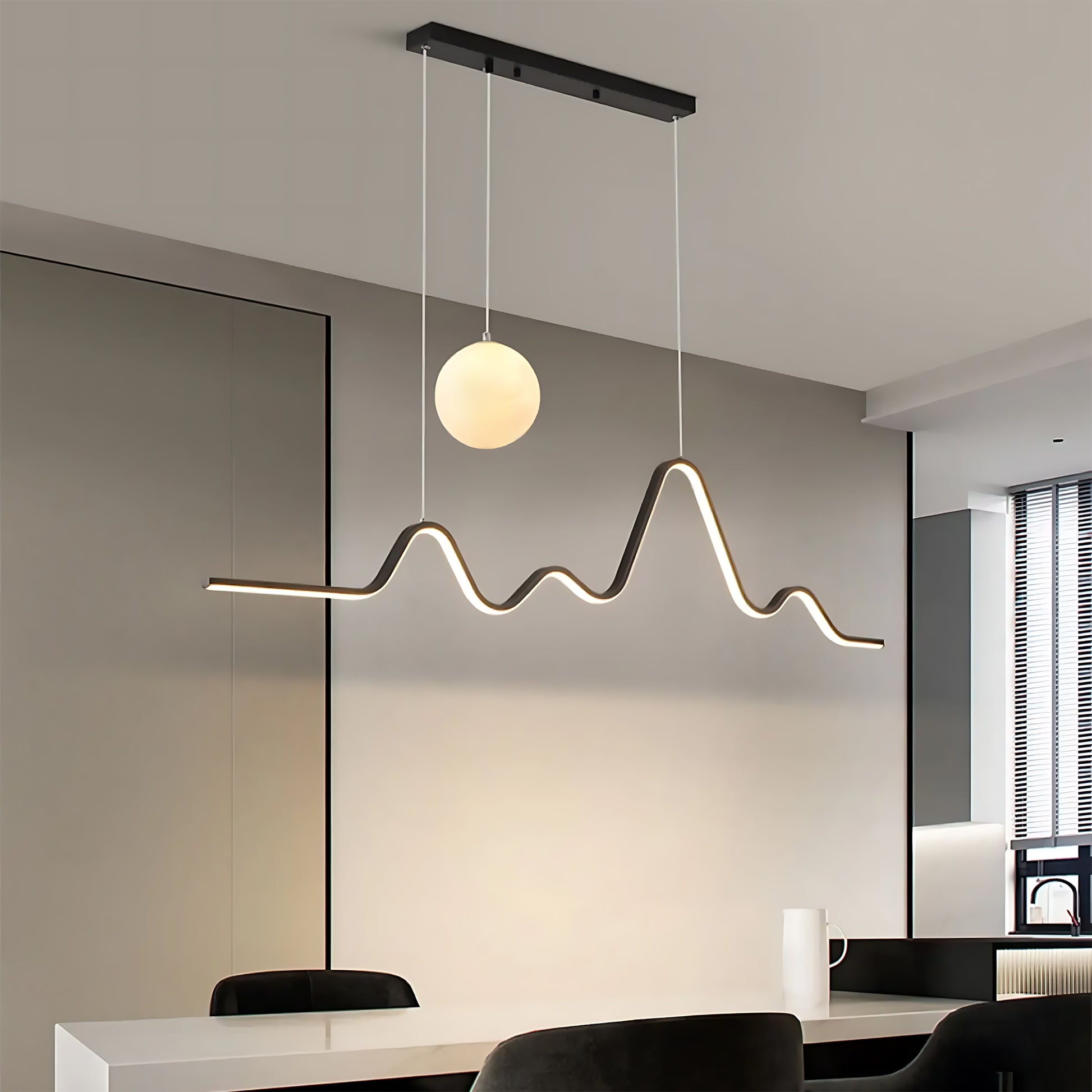 Lampa Led Lhj033-cp Black  4
