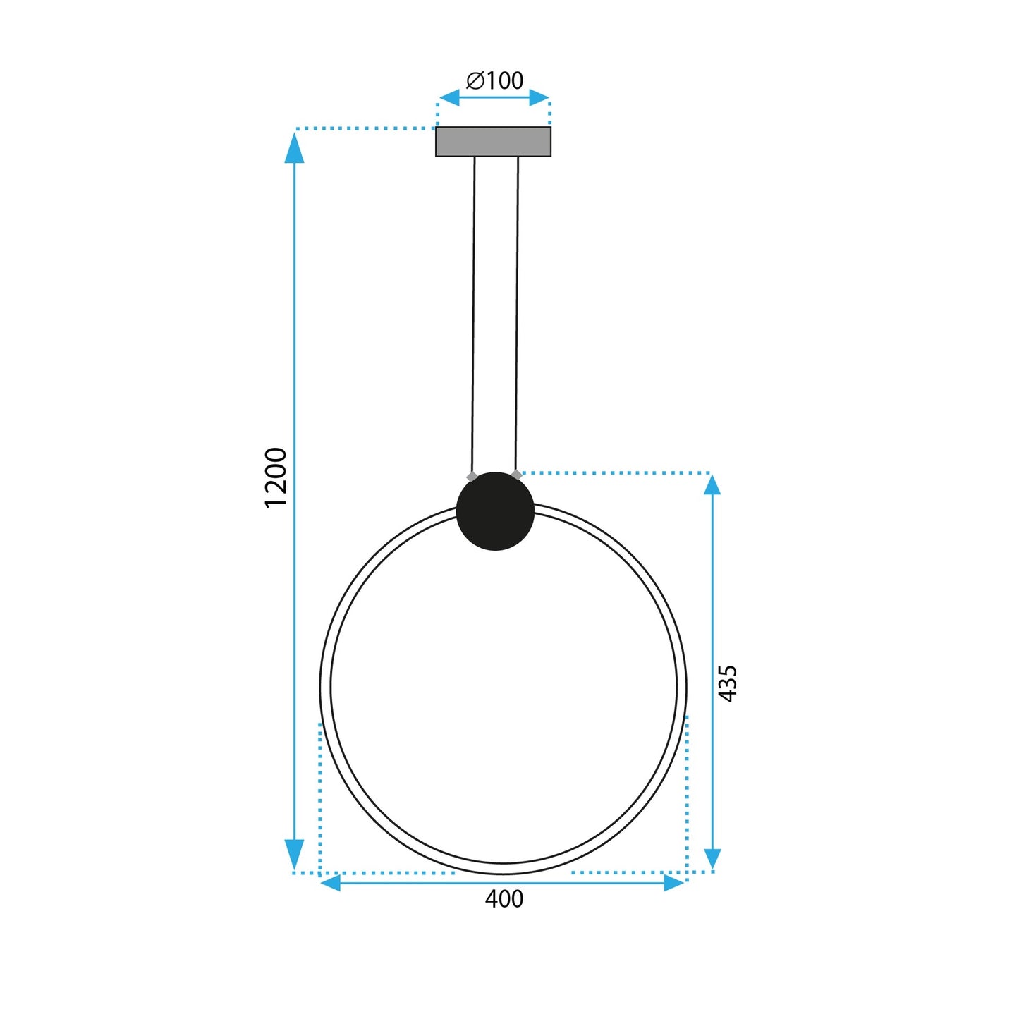 Lampă De Tavan Led App1396-cp Gold 40cm  7