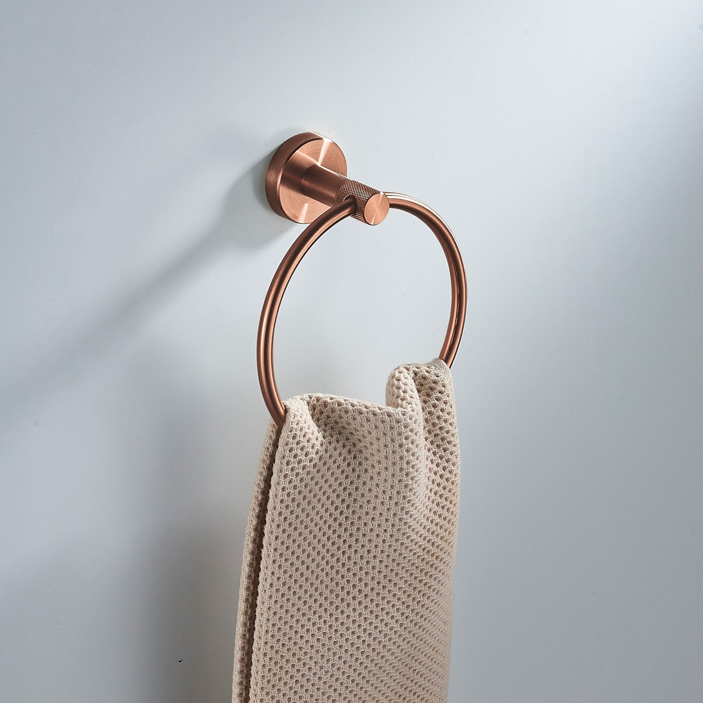 Cuier de baie Ring 6610 Modern Brush Copper  2