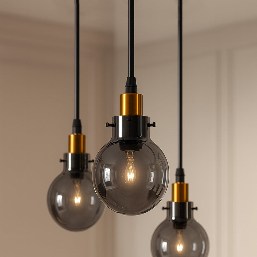 Lampă Suspendată APP1125-3CP Black Gold  6