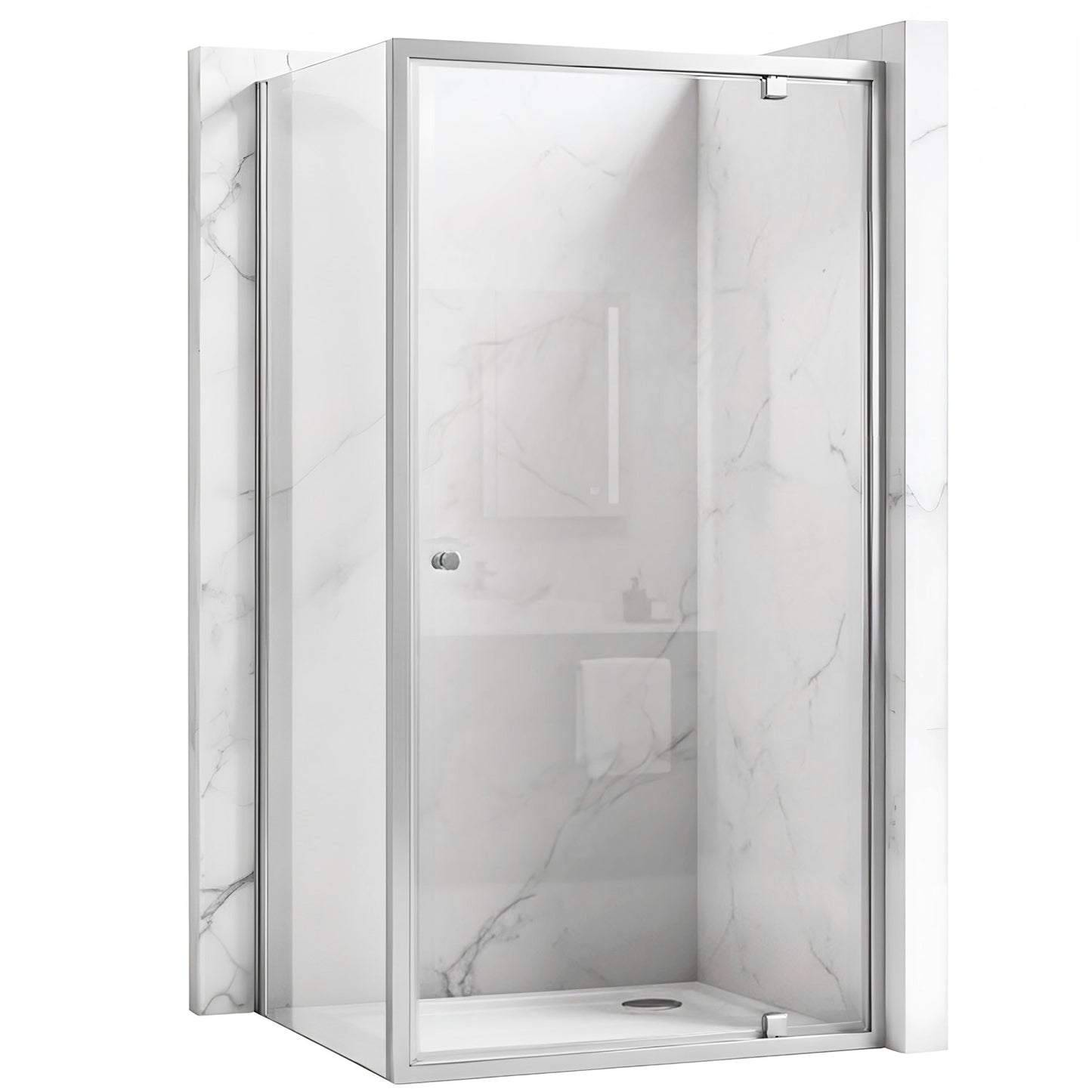 Cabina De Dus Rea Primo Swing 90x70 Chrome  2