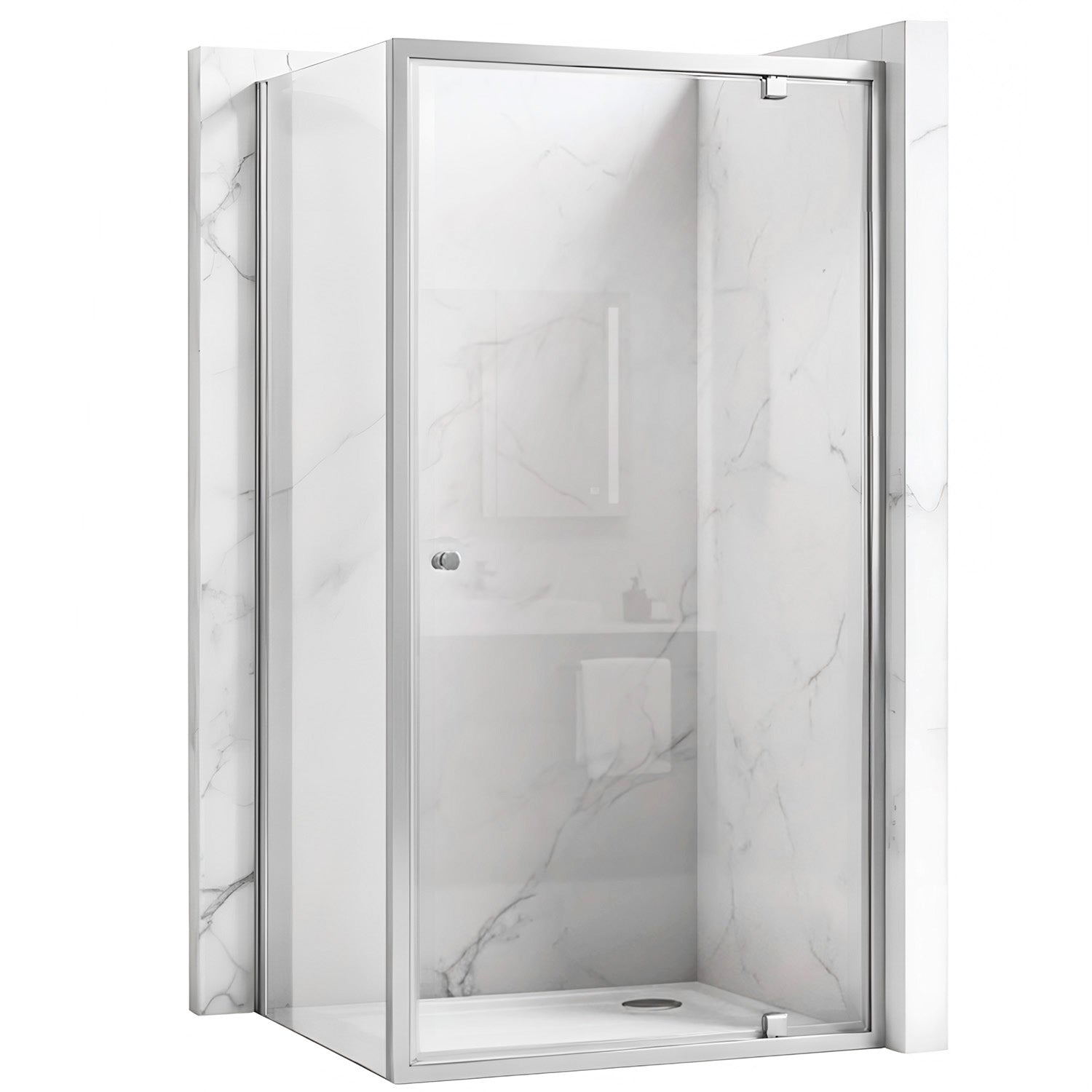 Cabina De Dus Rea Primo Swing 90x70 Chrome  2