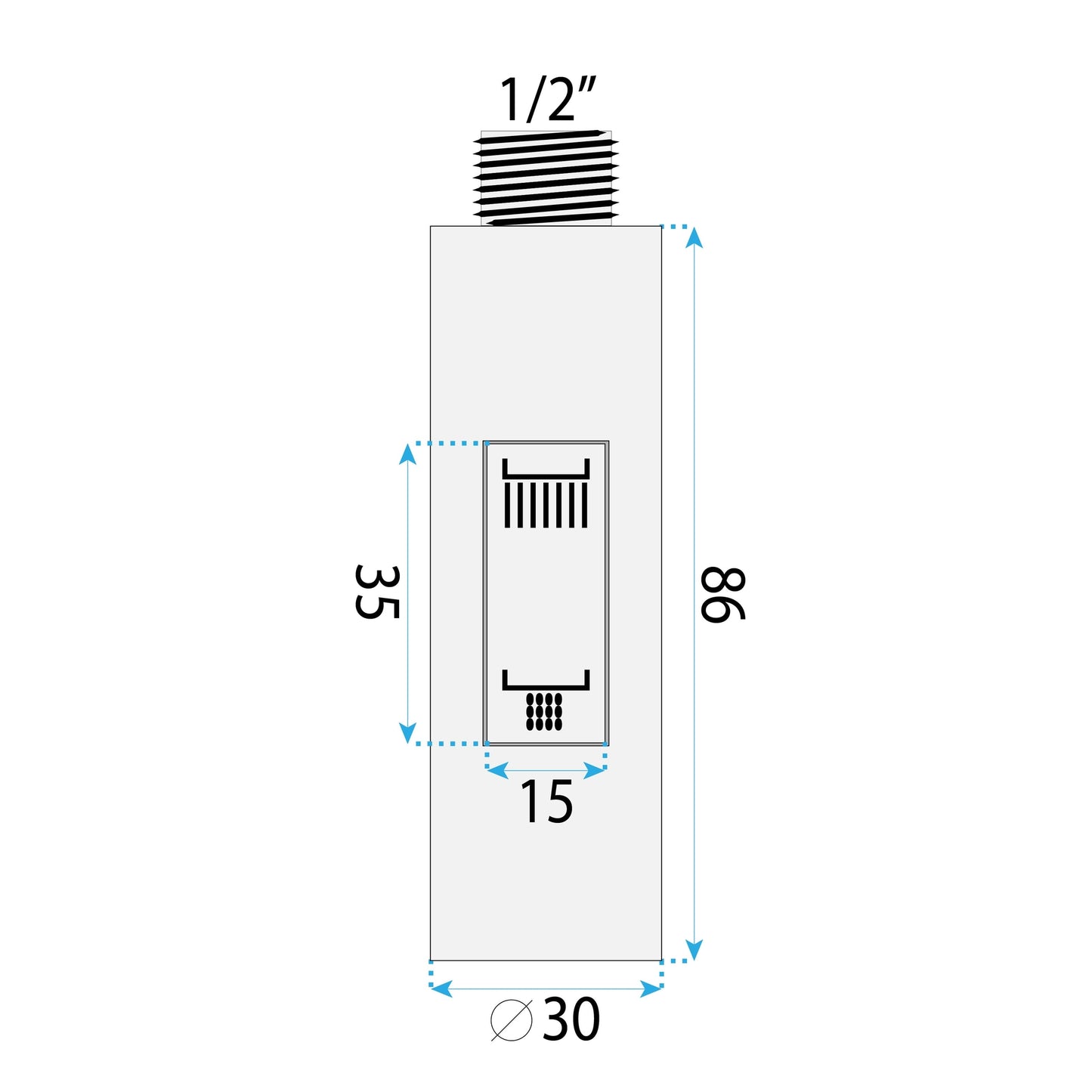 Cap Cu Aerator Pentru Baterie De Bucătărie Rea Fresh Brush Steel  7