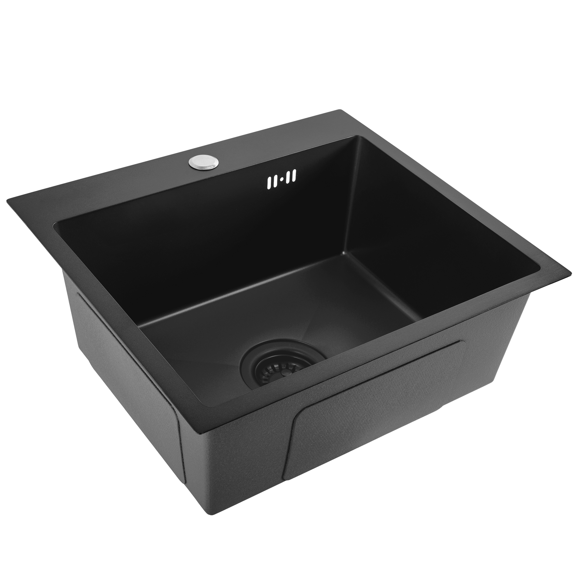 Chiuvetă inox Leo 50 Black fără robinet de bucătărie 8