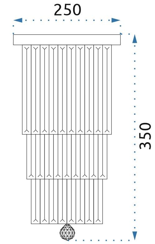 LAMPĂ DE CRISTAL APP787-3C  8