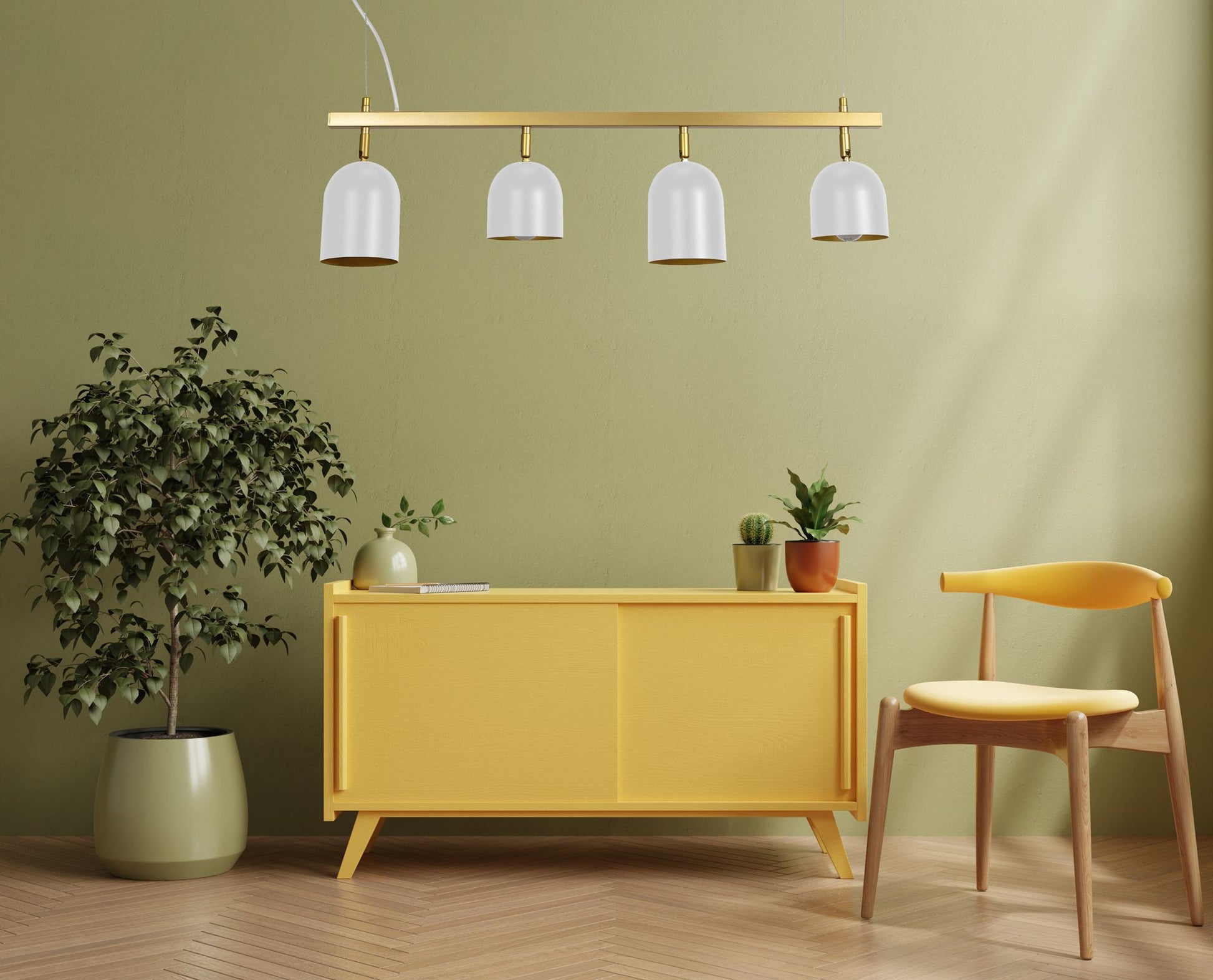 Lampă de tavan APP1030-4CP White  4