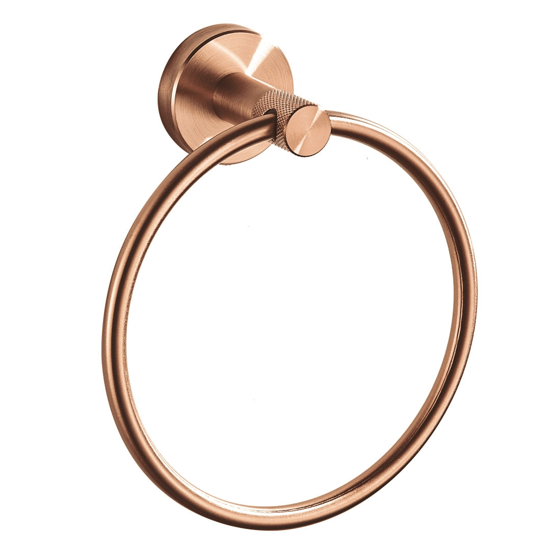 Cuier de baie Ring 6610 Modern Brush Copper  3