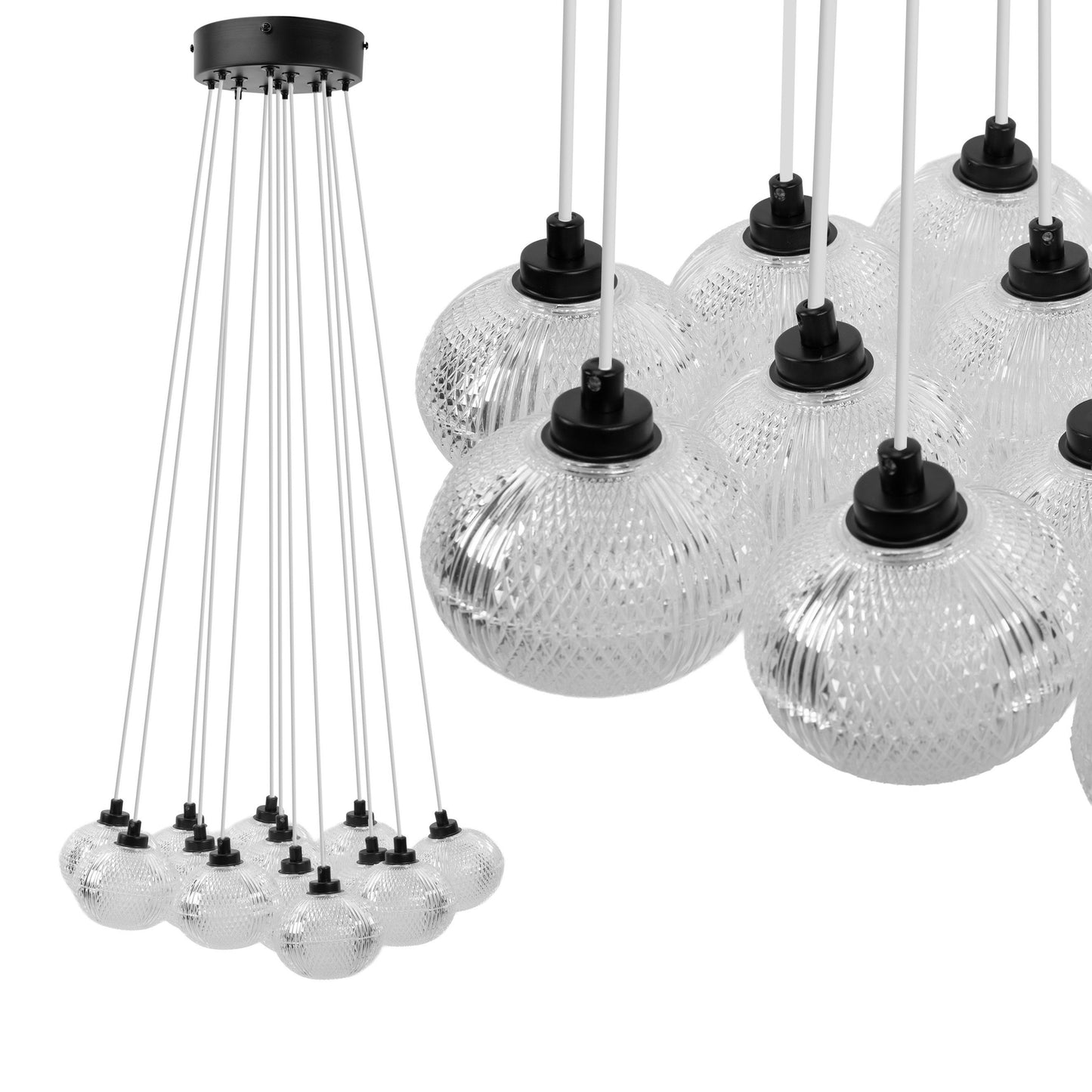 Lampă Suspendată Ms024-13cp Black  1