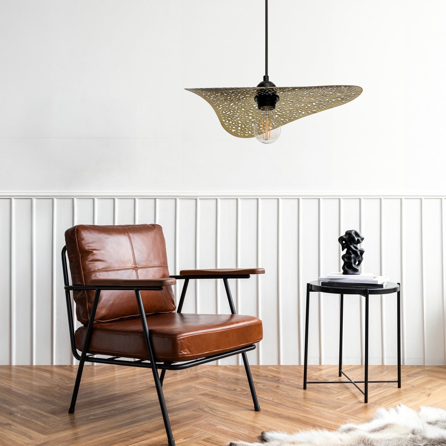 Lampă De Tavan APP1468-1CP Black/old Gold  6