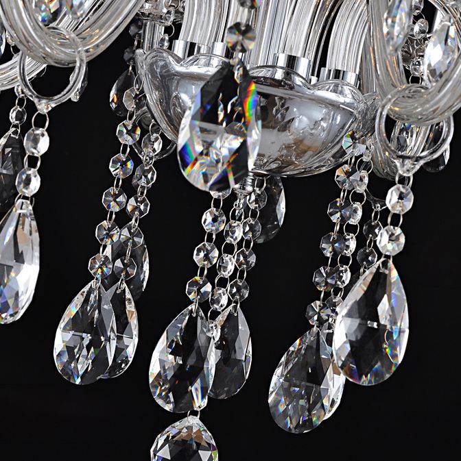 Candelabru cu lampă de cristal 392183  9