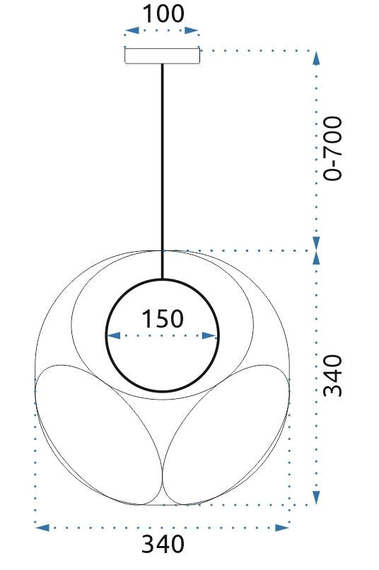 Lampă De Tavan APP1019-1CP  7